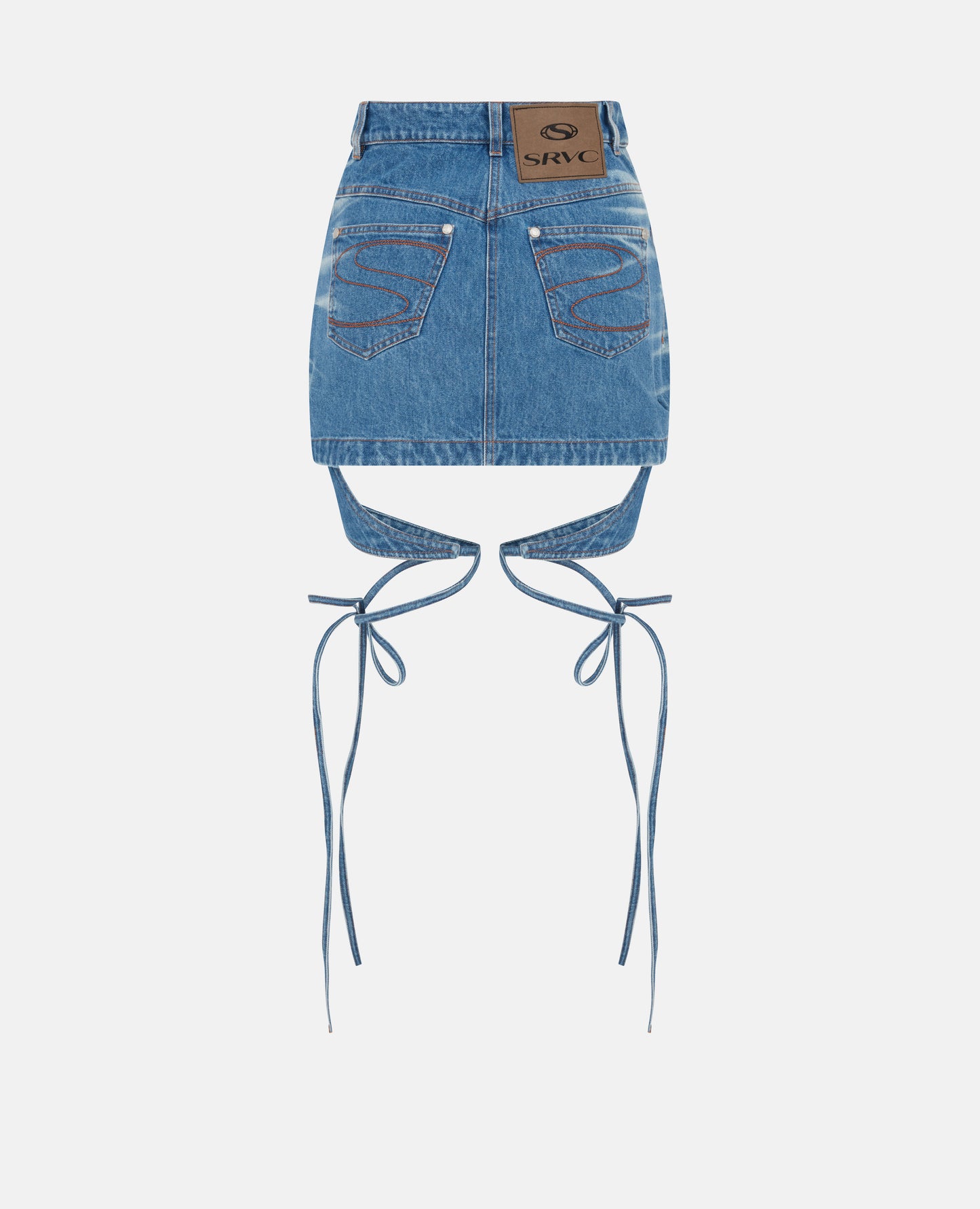 KYLE MINI SKIRT DENIM BLUE