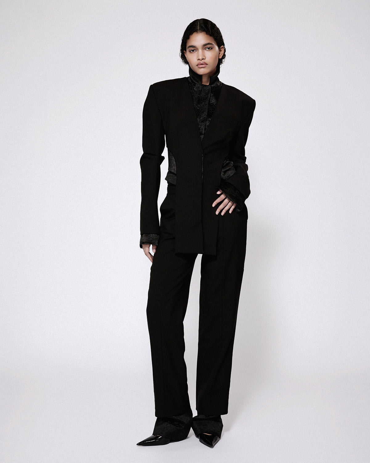 GEMINI TAILORED JACKET BLACK