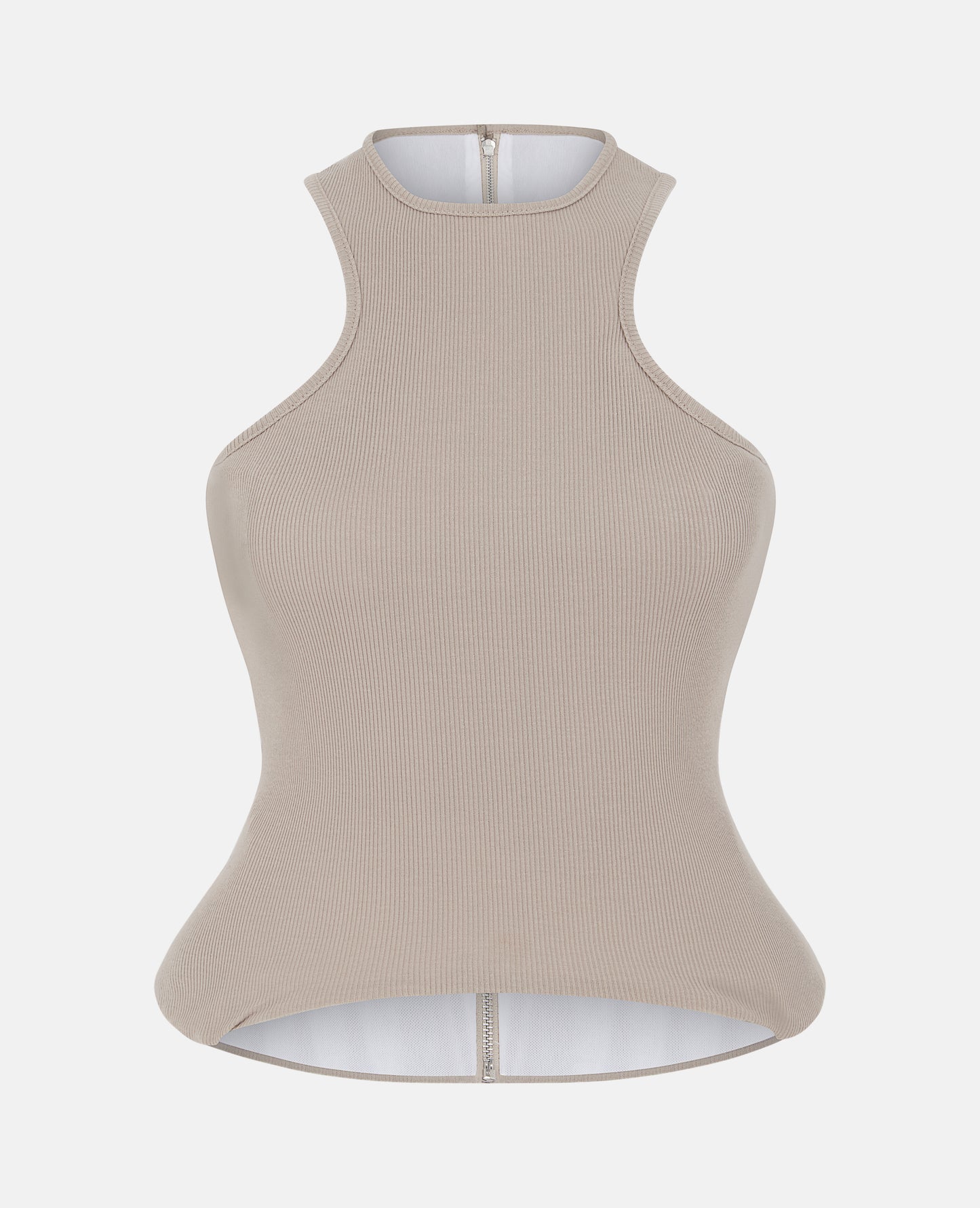 MODIFIED RIB TANK TAUPE