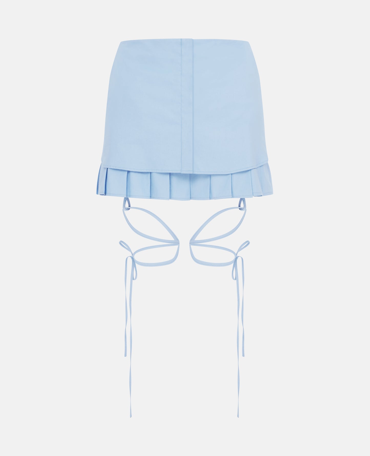 BAXTER KILT SKIRT WITH LEG STRAPS BLUE