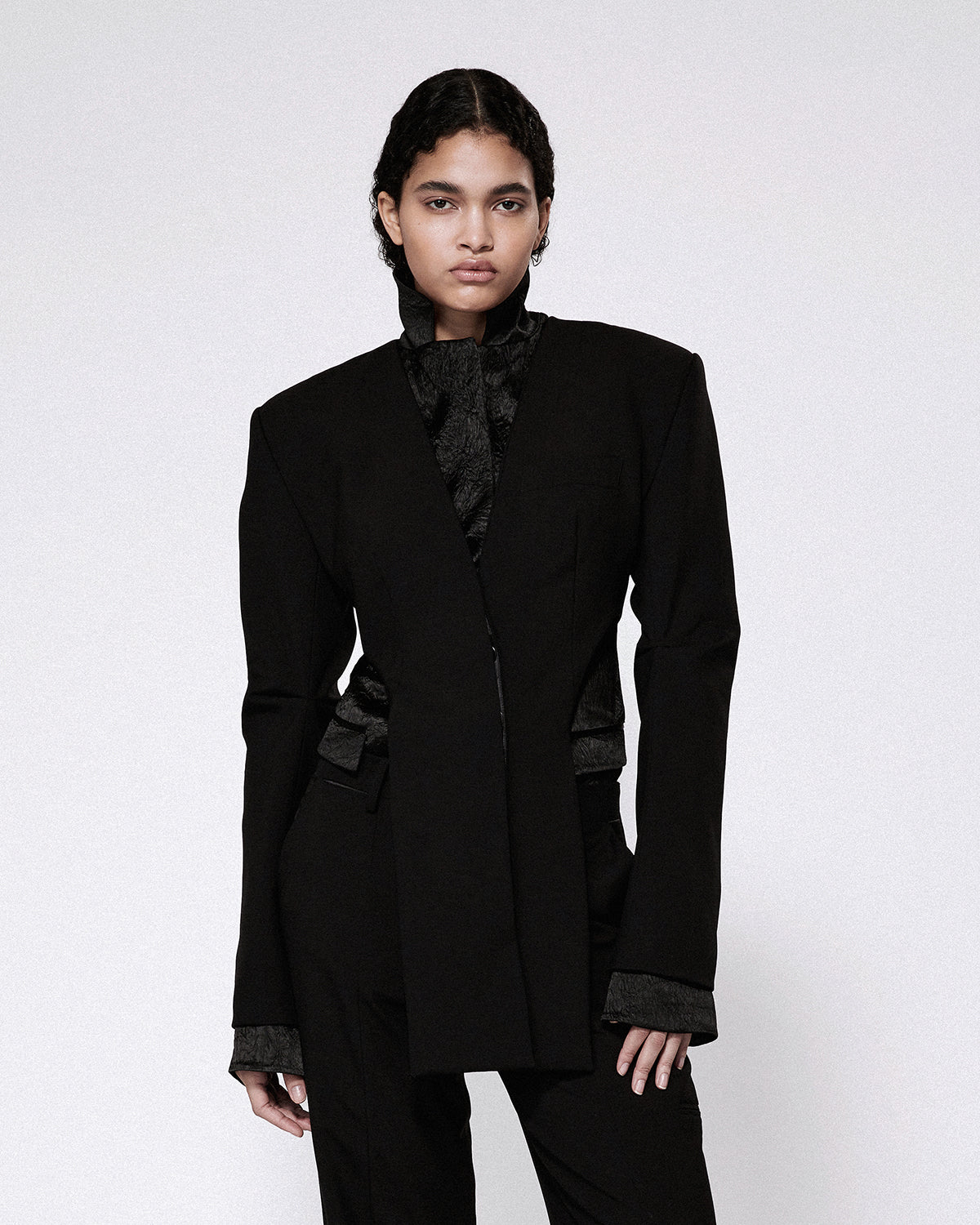 GEMINI TAILORED JACKET BLACK