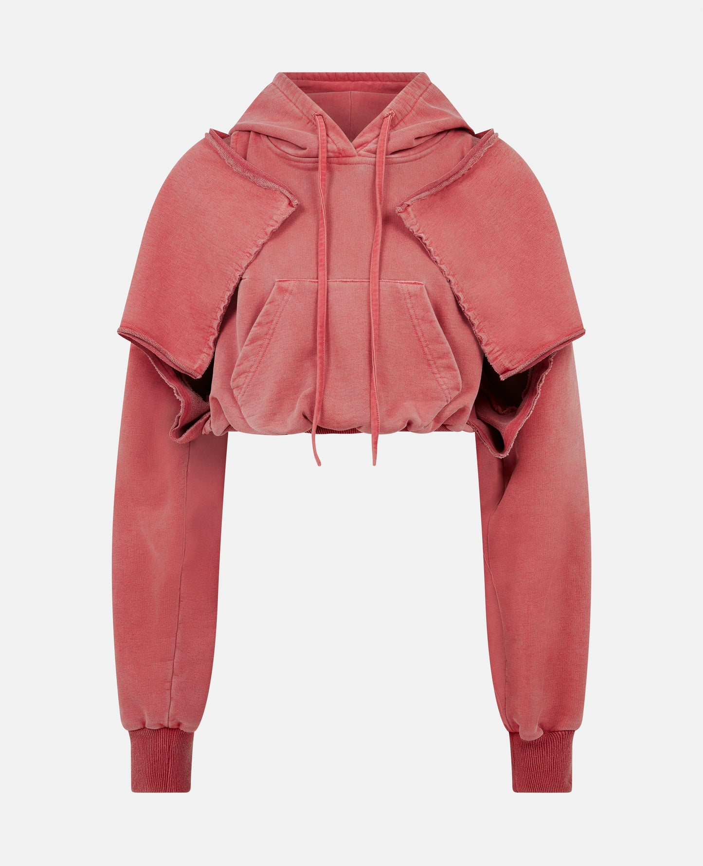 CLOAKED HOODIE RED